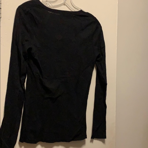 Three Dots Long sleeve fitted v neck - Picture 3 of 4